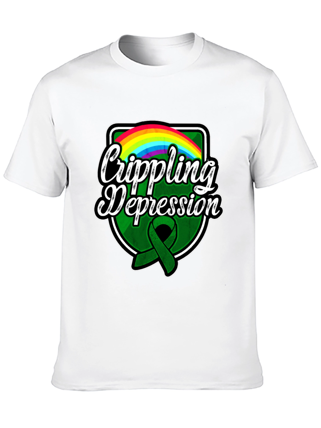Crippling Depression Awareness Graphic T-Shirt