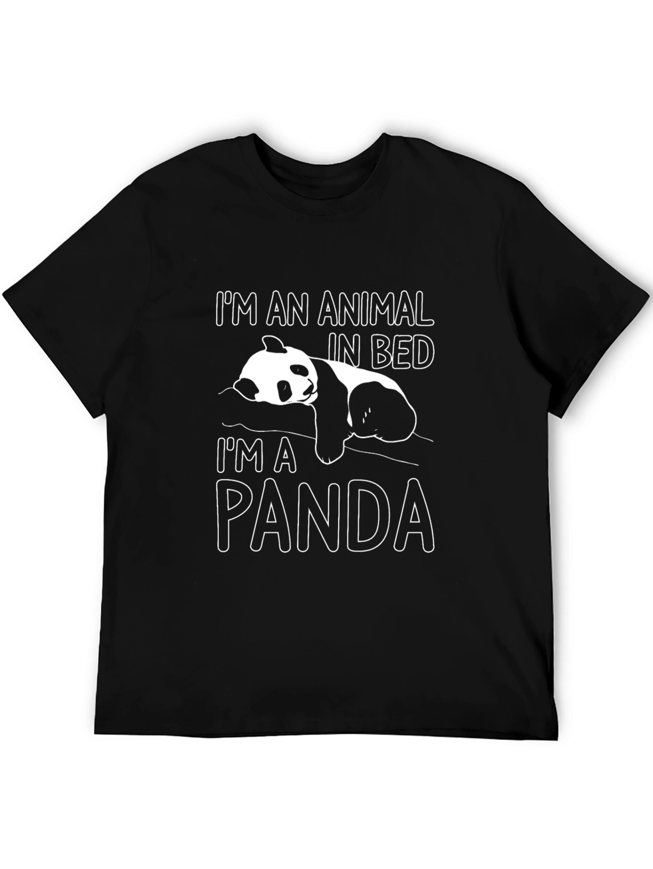 Animal in Bed Panda Graphic Tee - Unisex