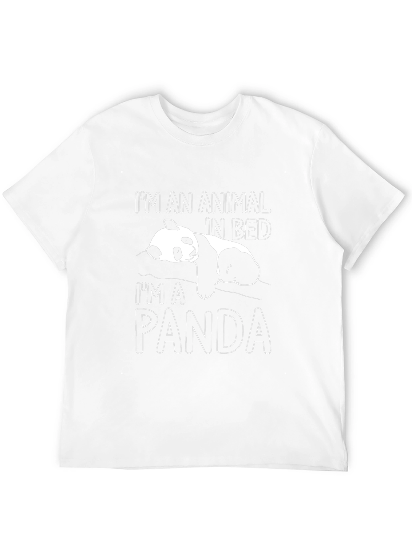 Animal in Bed Panda Graphic Tee - Unisex