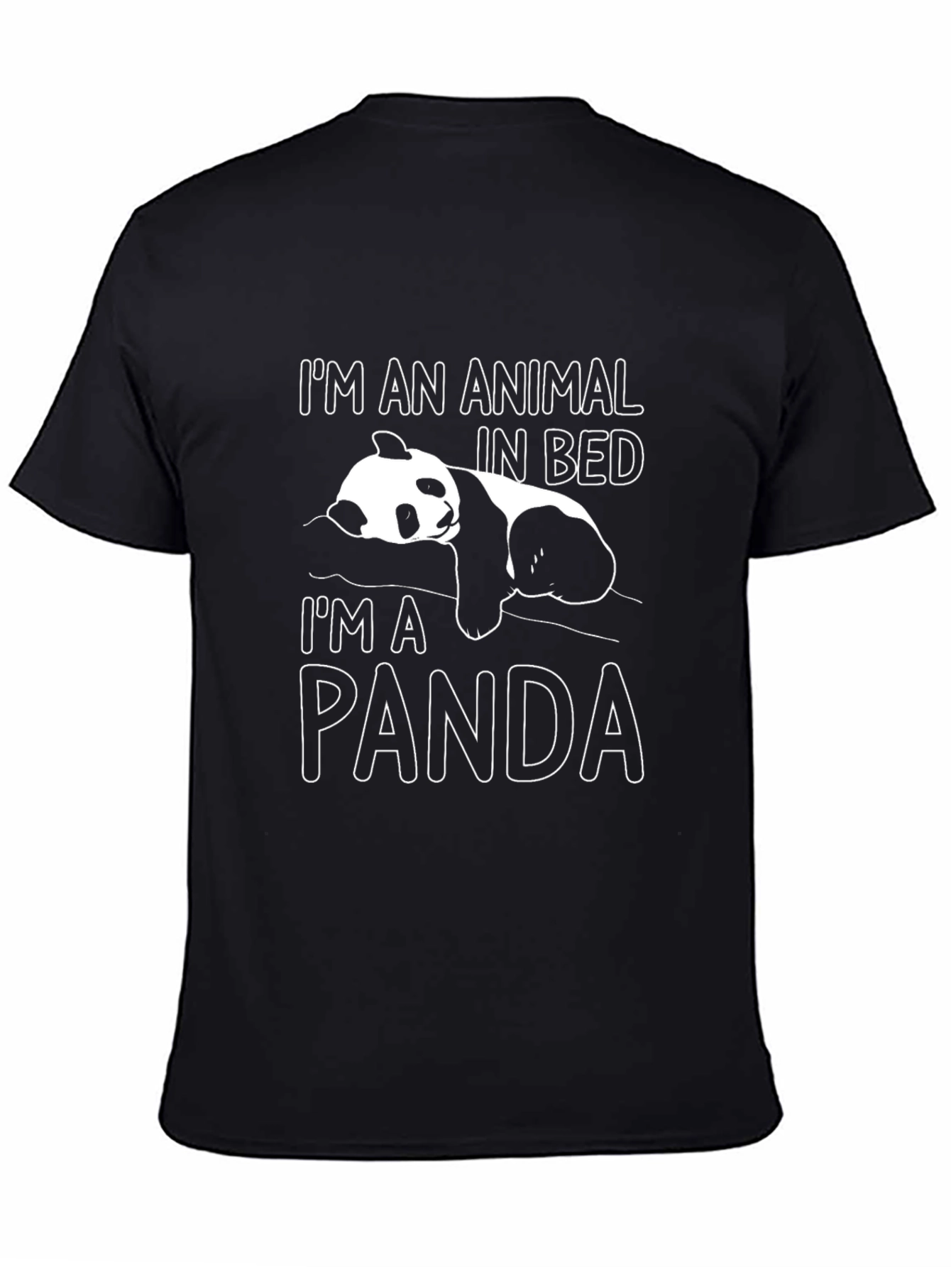 Animal in Bed Panda Graphic Tee - Unisex