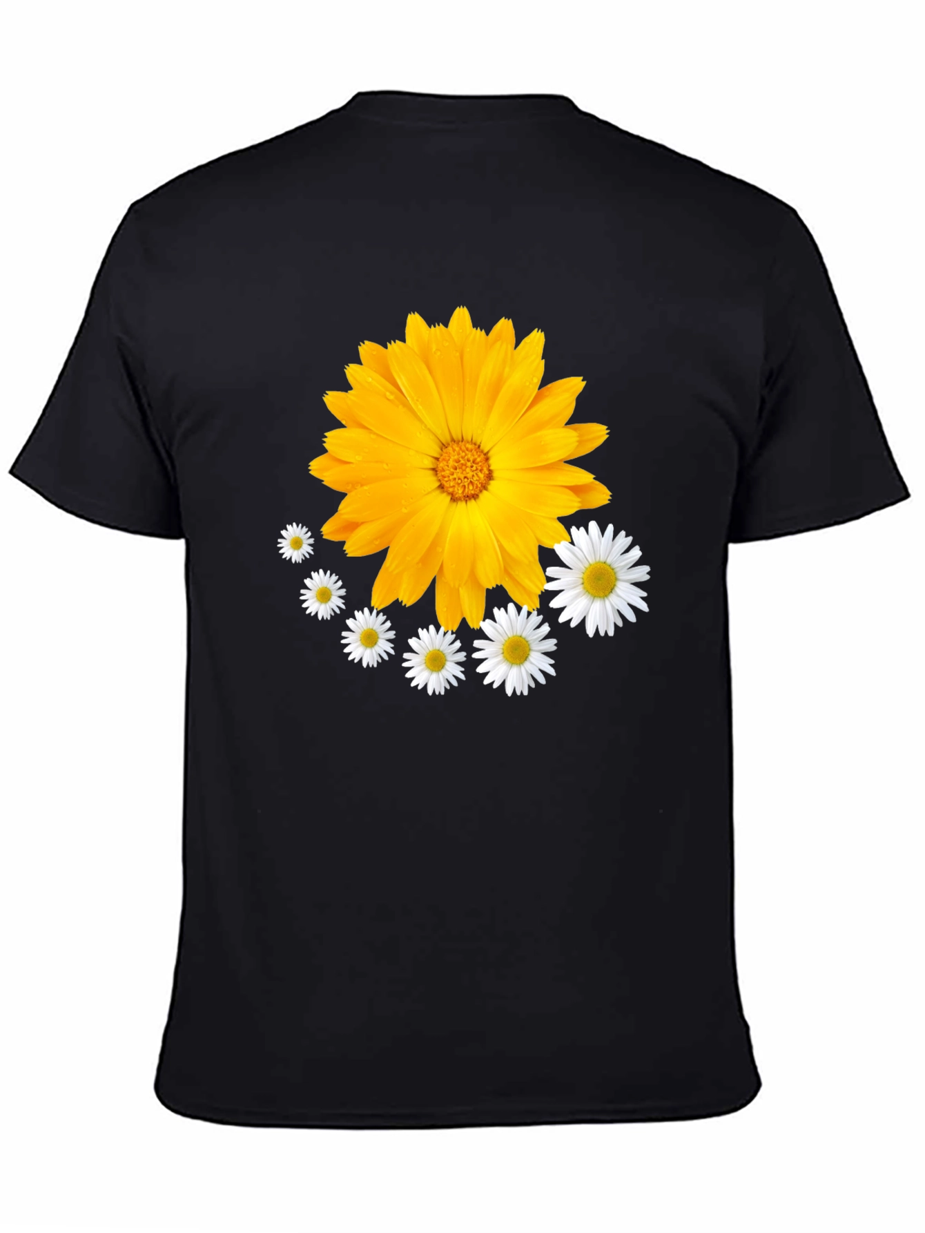 Floral T-Shirt: Calendula & Daisy Design