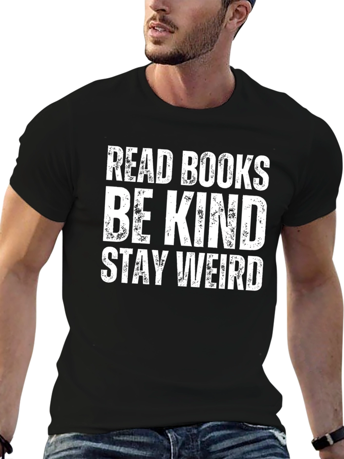 Read Books Be Kind Stay Weird T-Shirt