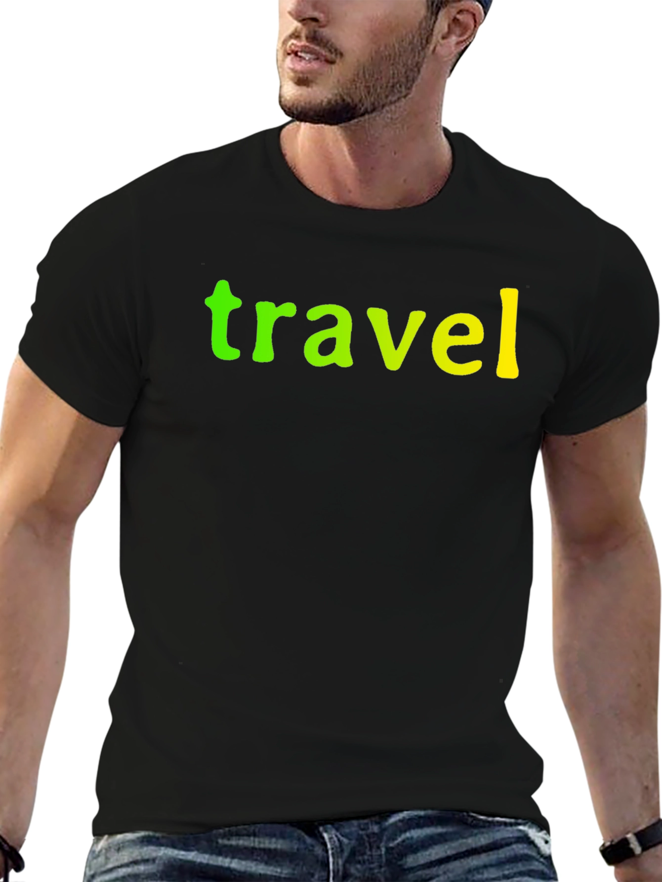 Travel Graphic Tee - Black