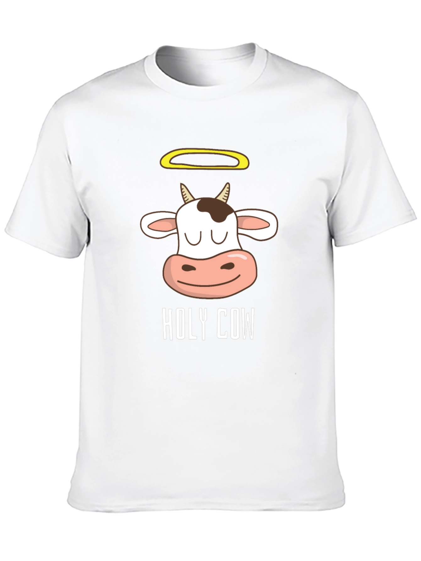 Holy Cow T-Shirt: Funny Cartoon Graphic Tee