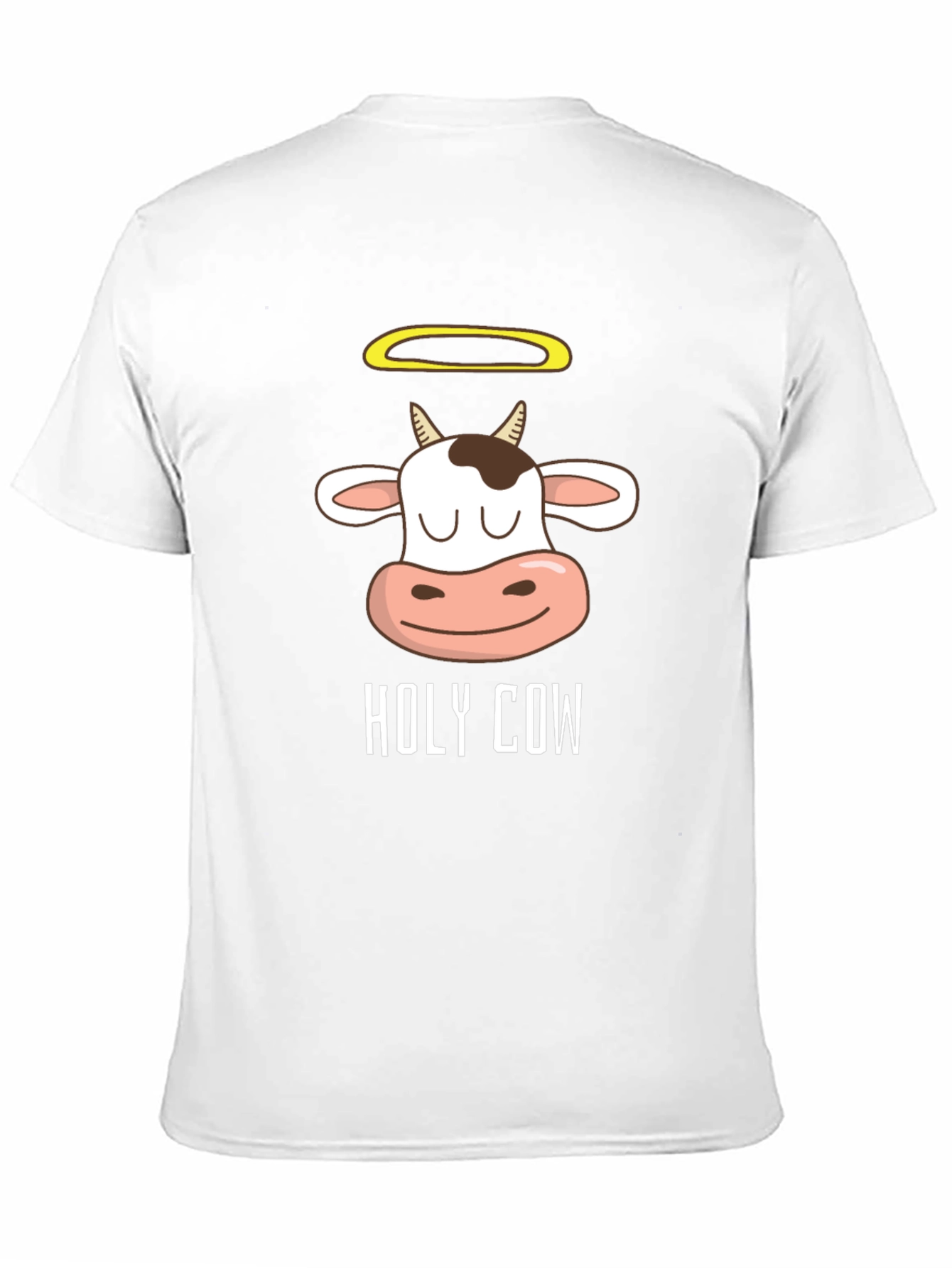 Holy Cow T-Shirt: Funny Cartoon Graphic Tee