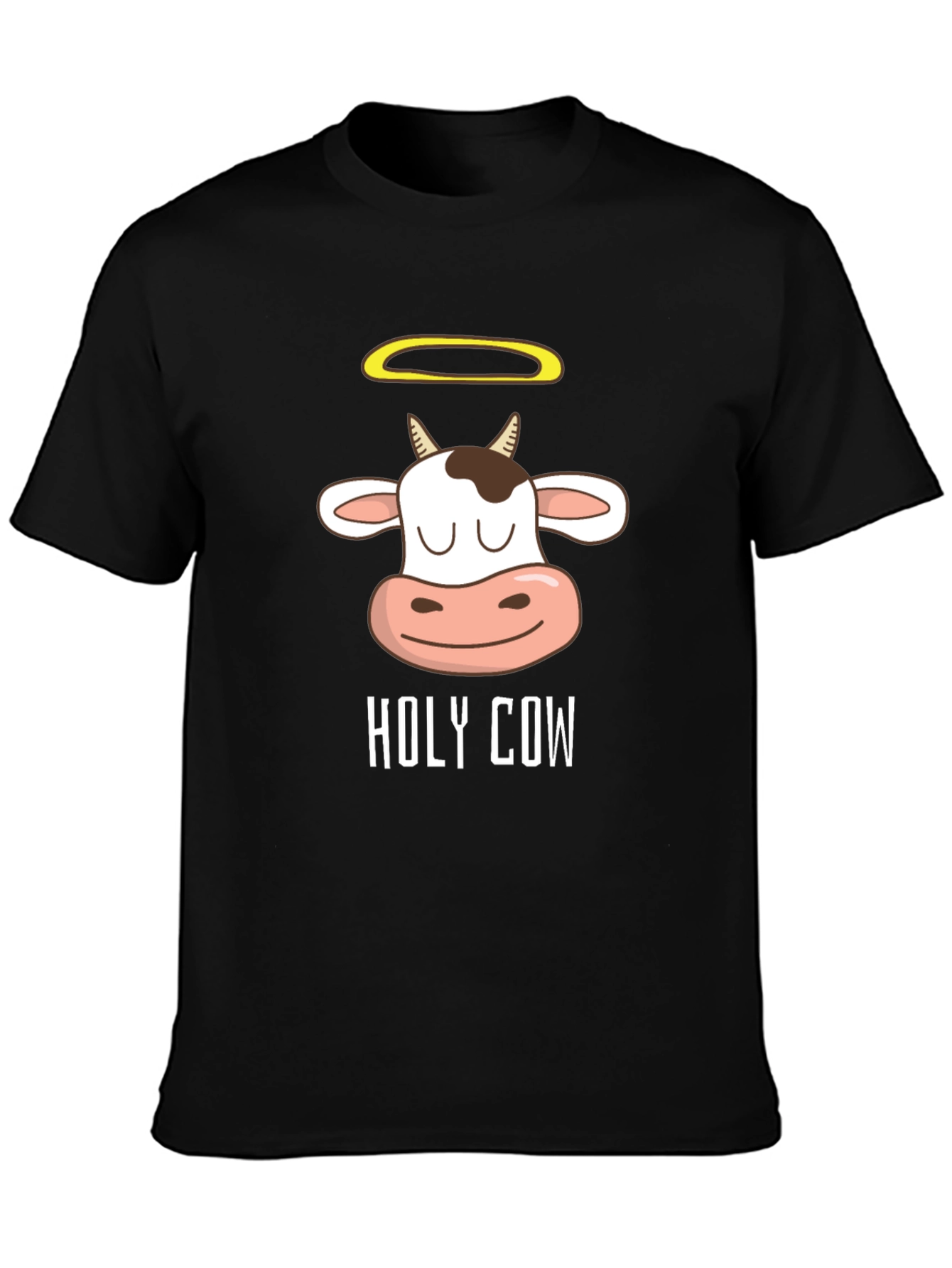 Holy Cow T-Shirt: Funny Cartoon Graphic Tee
