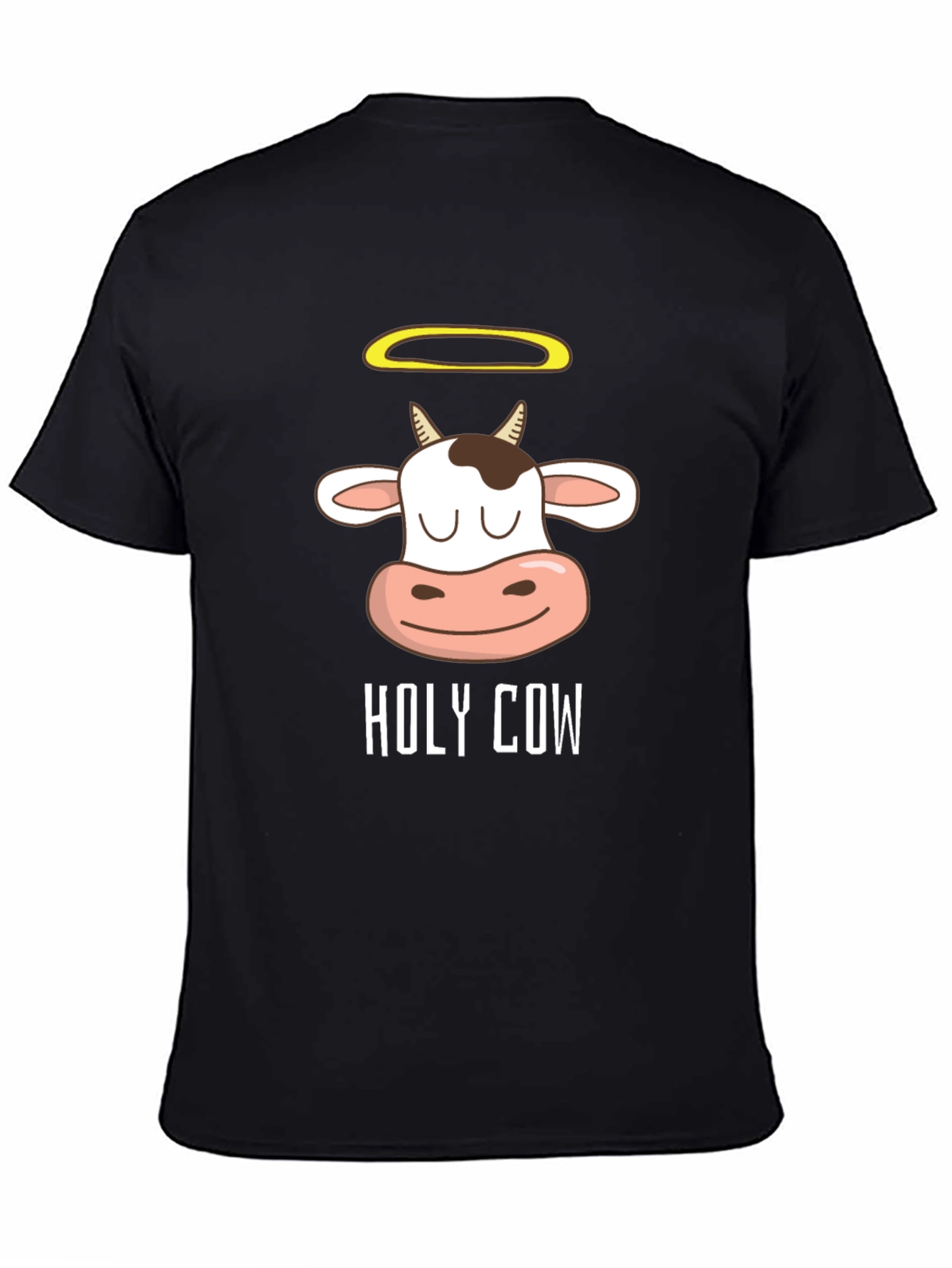 Holy Cow T-Shirt: Funny Cartoon Graphic Tee
