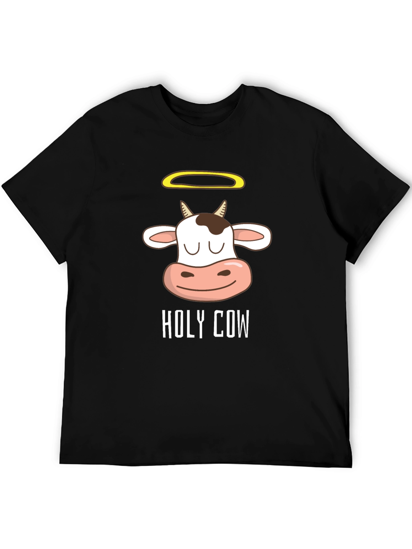 Holy Cow T-Shirt: Funny Cartoon Graphic Tee