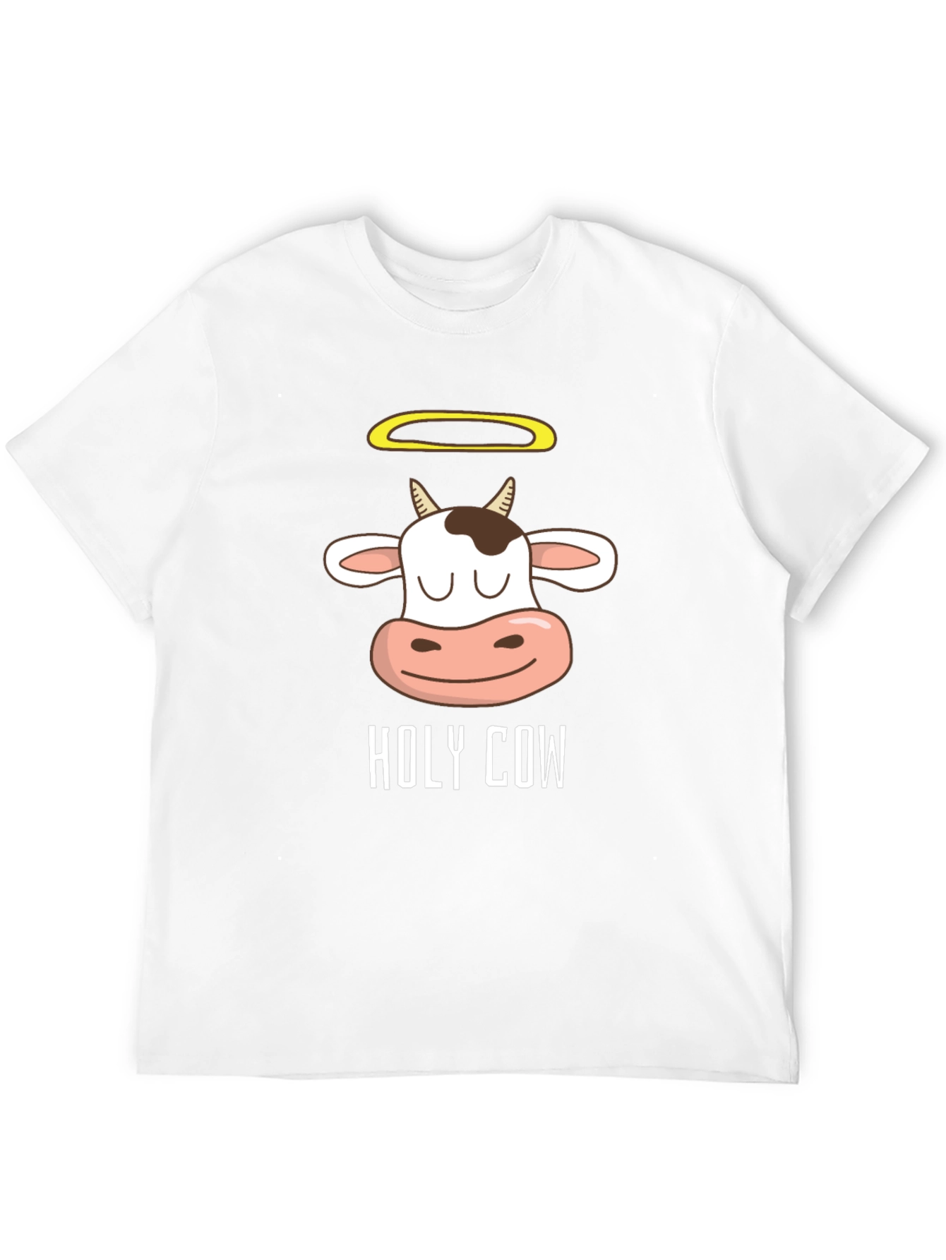 Holy Cow T-Shirt: Funny Cartoon Graphic Tee