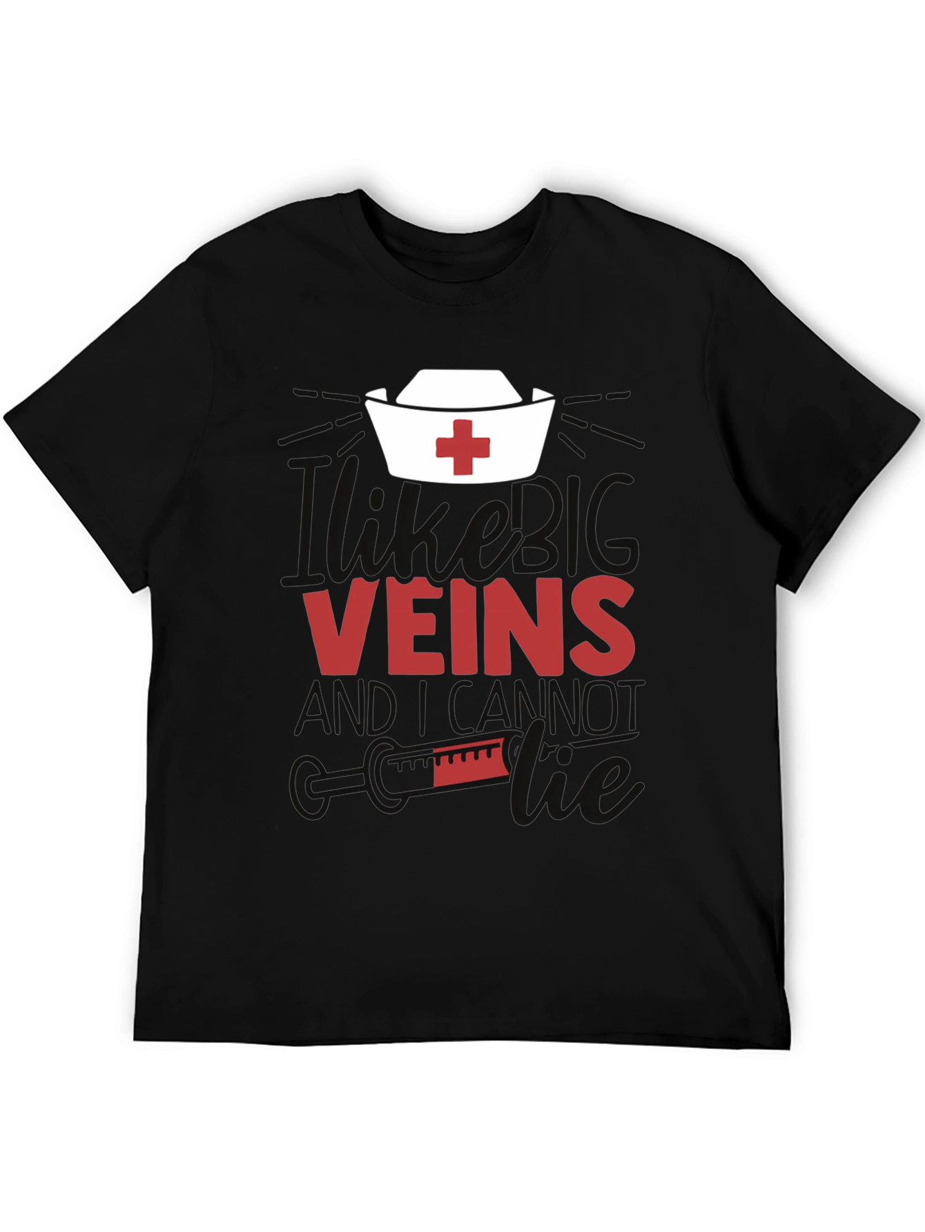 Funny Nurse Vein T-Shirt - Medical Humor Tee