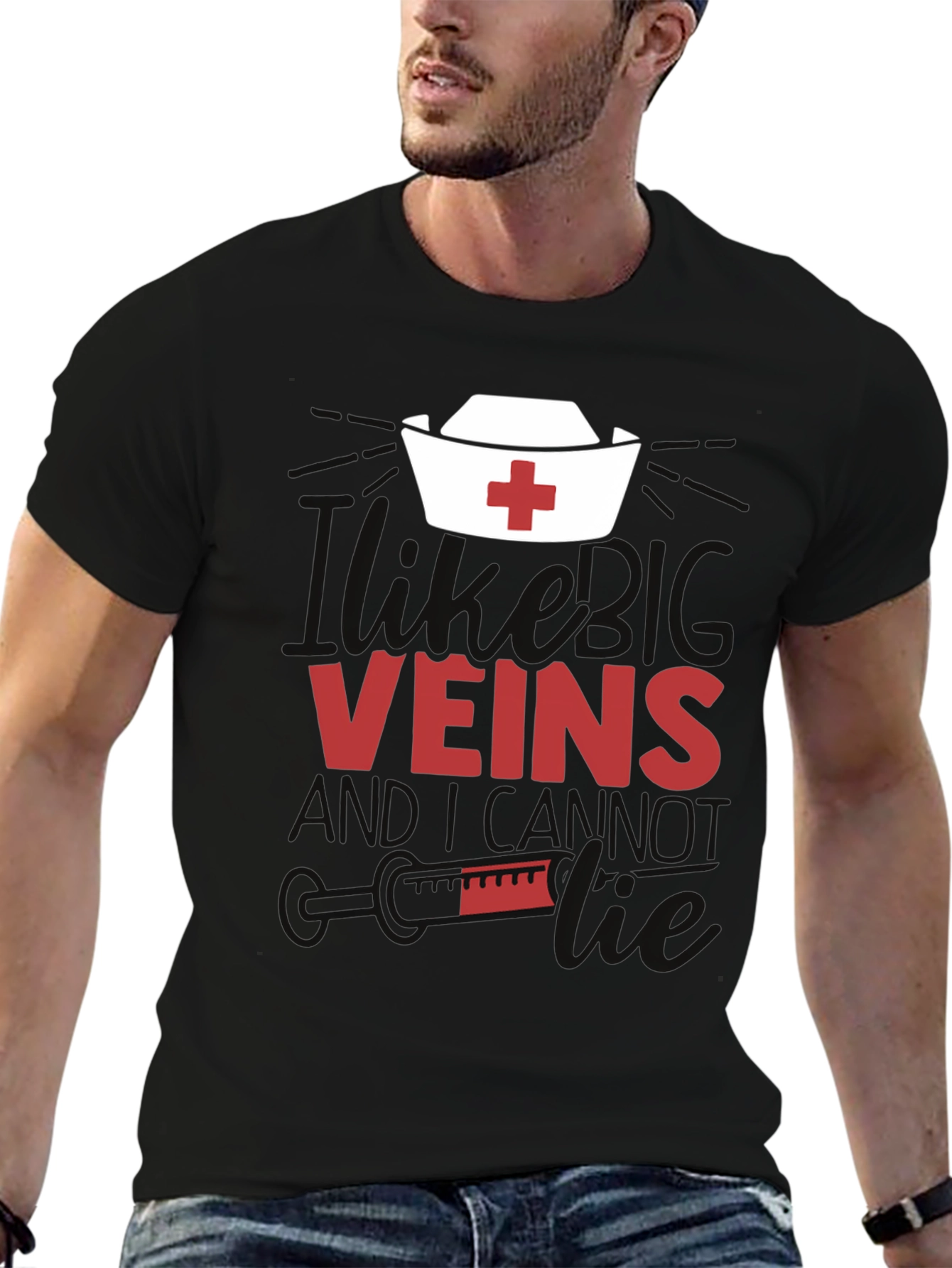 Funny Nurse Vein T-Shirt - Medical Humor Tee