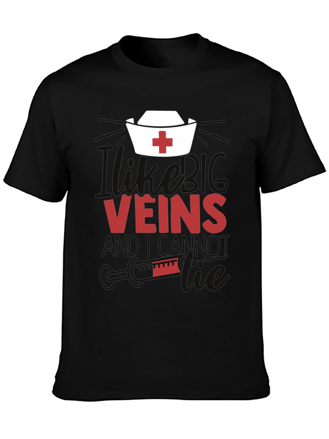 Funny Nurse Vein T-Shirt - Medical Humor Tee