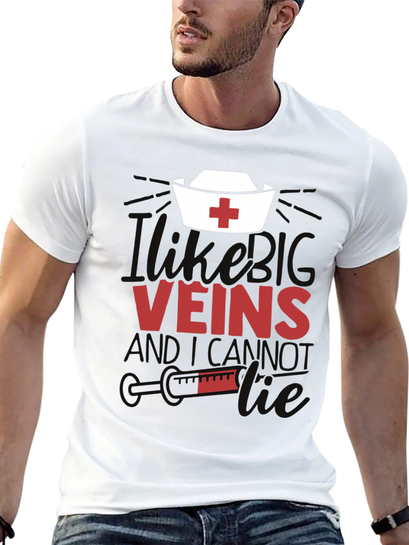 Funny Nurse Vein T-Shirt - Medical Humor Tee