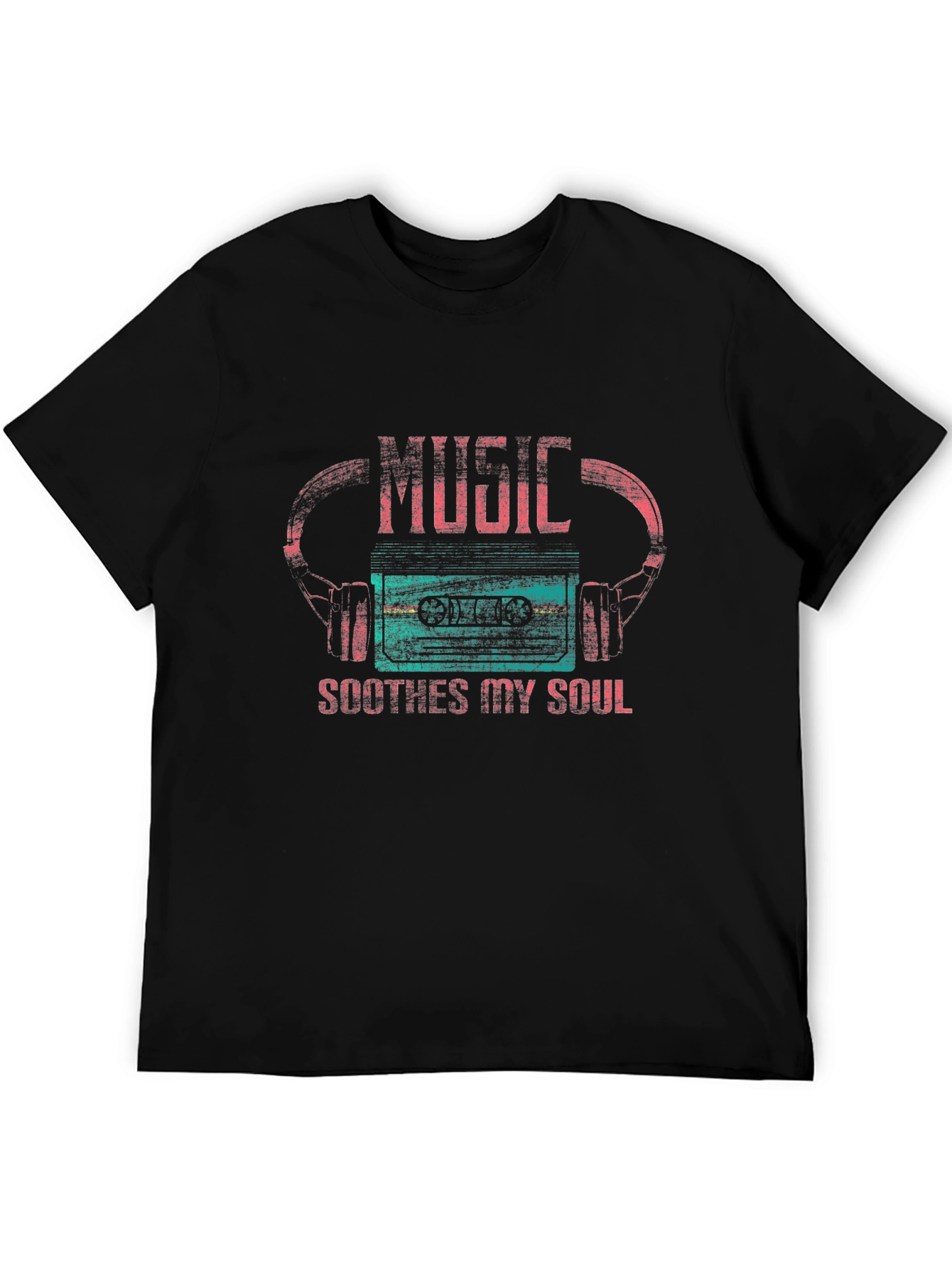 Music Soothes Soul Graphic T-Shirt
