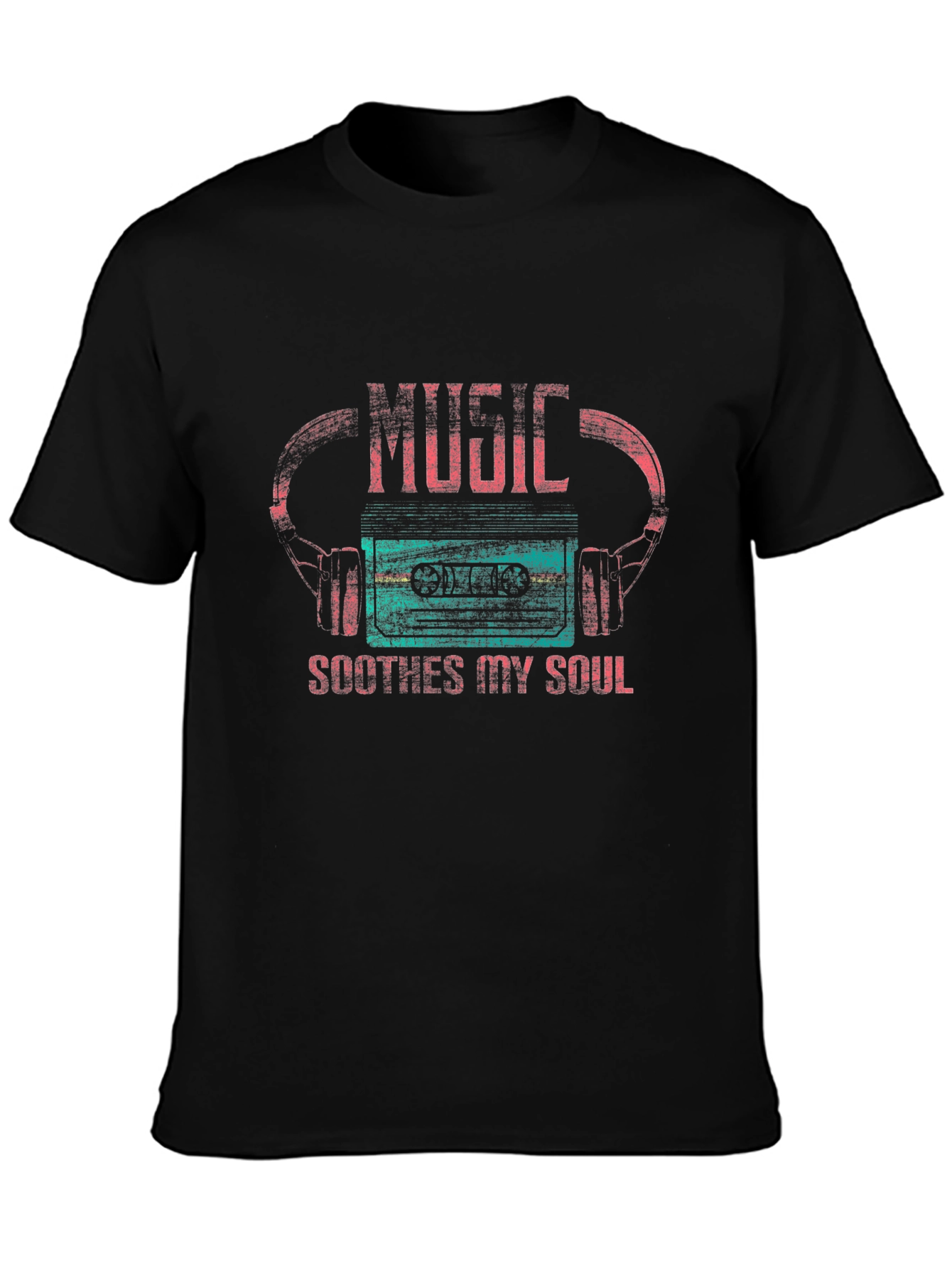 Music Soothes Soul Graphic T-Shirt