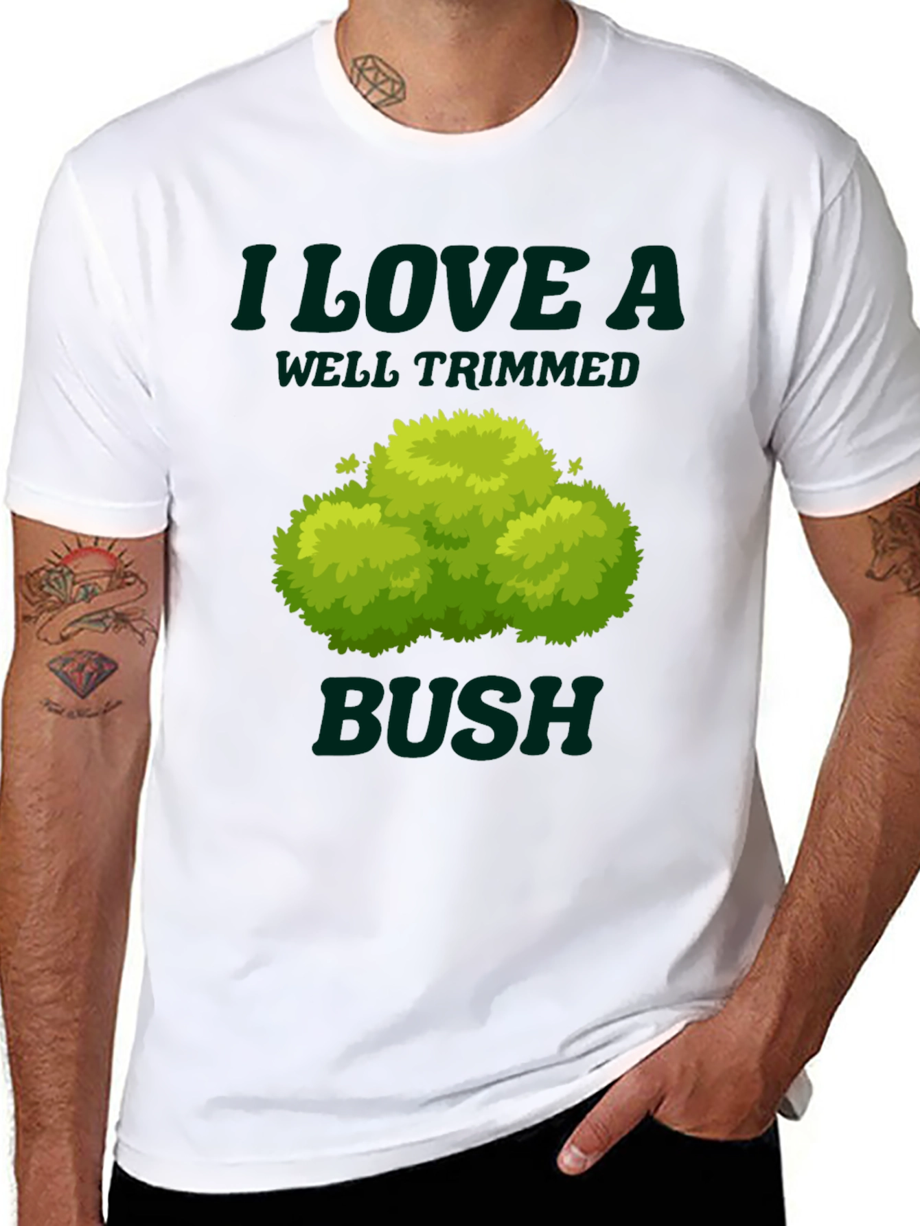 I Love a Well Trimmed Bush Graphic Tee