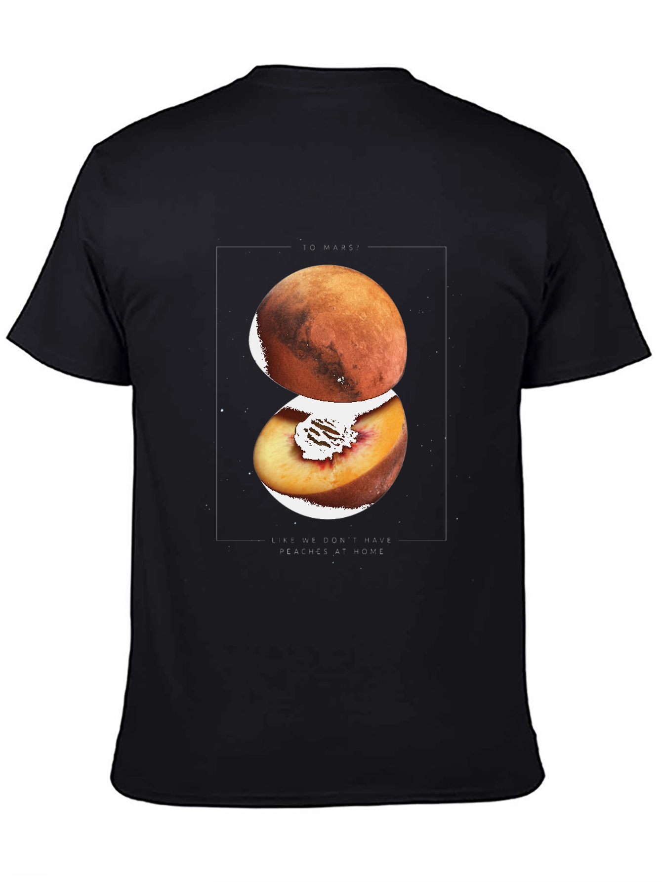 Mars Peach Graphic T-Shirt - Unique Design