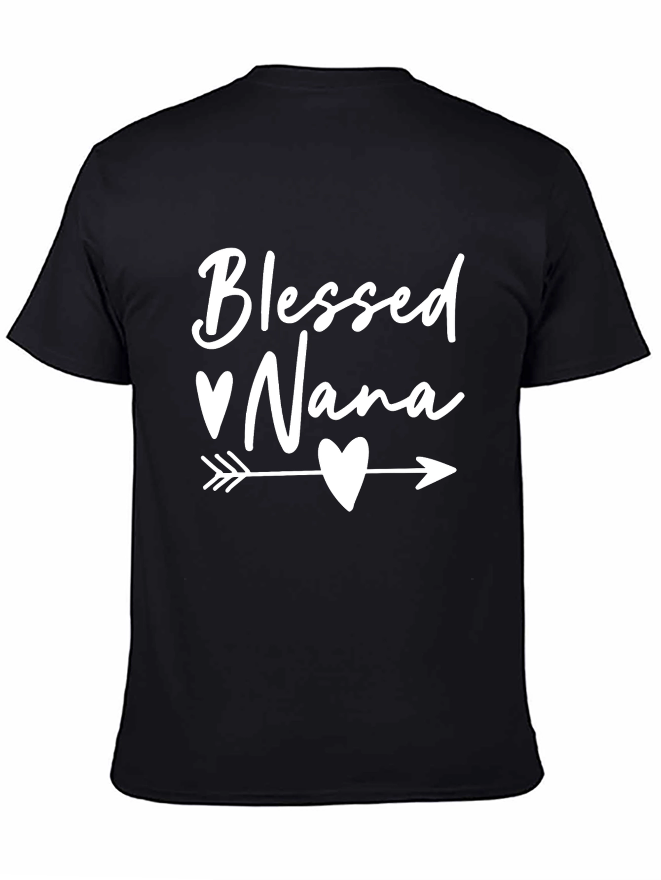 Blessed Nana Heart Arrow Graphic T-Shirt