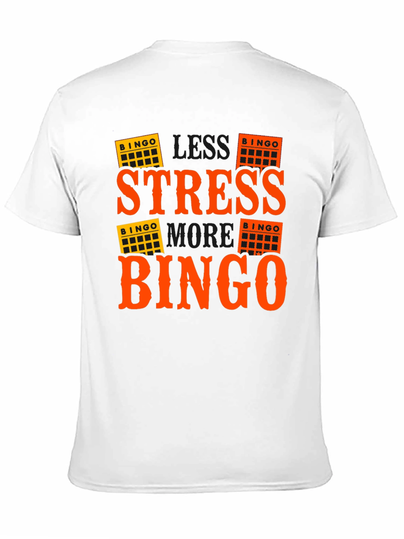 Less Stress More Bingo T-Shirt - Black