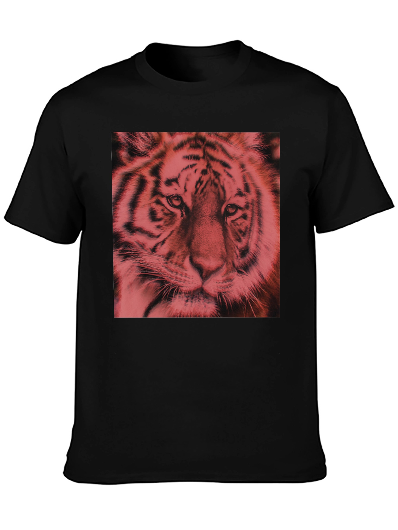 Tiger Graphic Tee - Bold Black T-Shirt