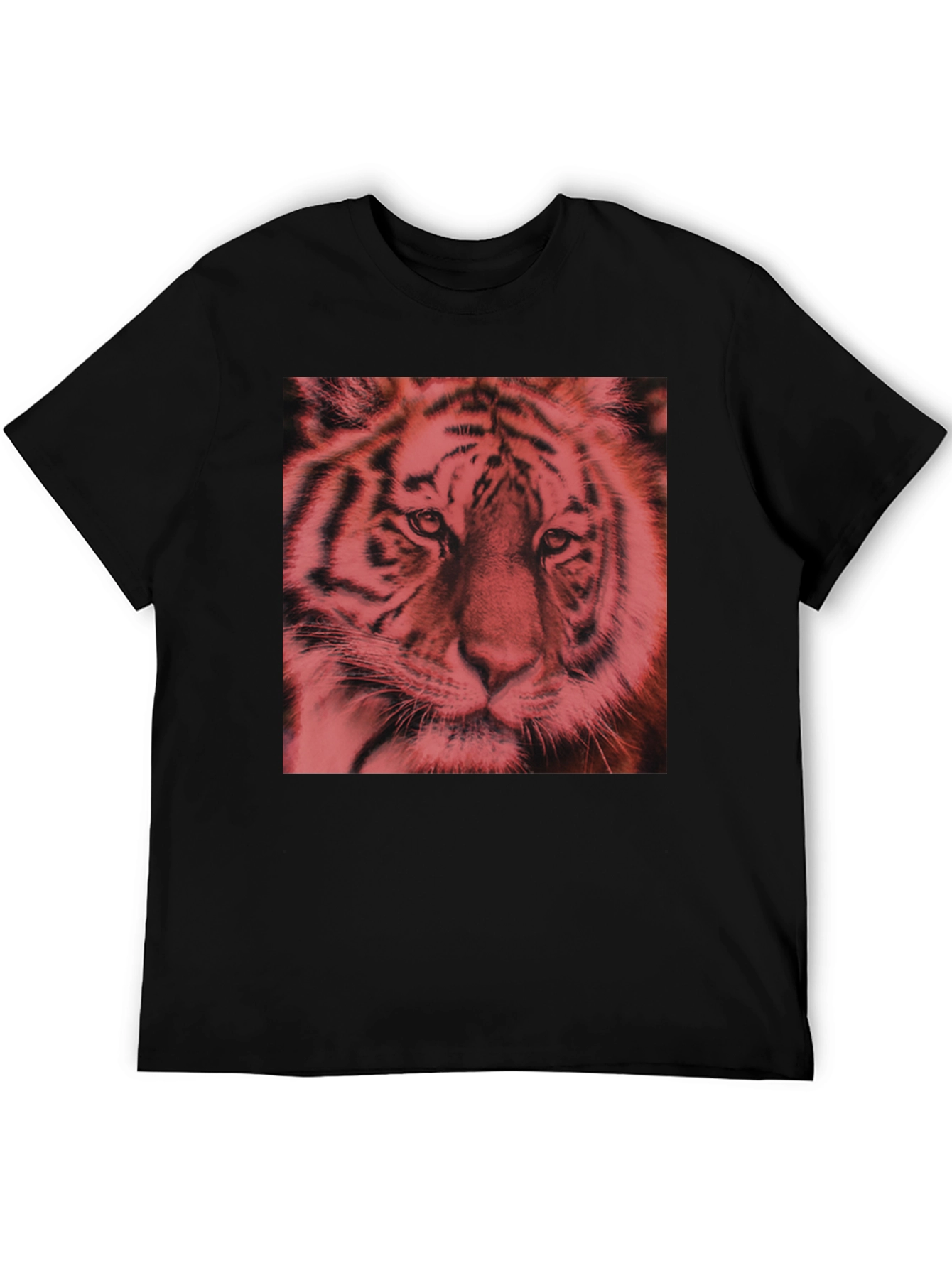 Tiger Graphic Tee - Bold Black T-Shirt