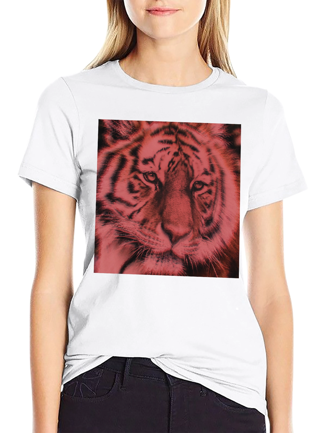 Tiger Graphic Tee - Bold Black T-Shirt