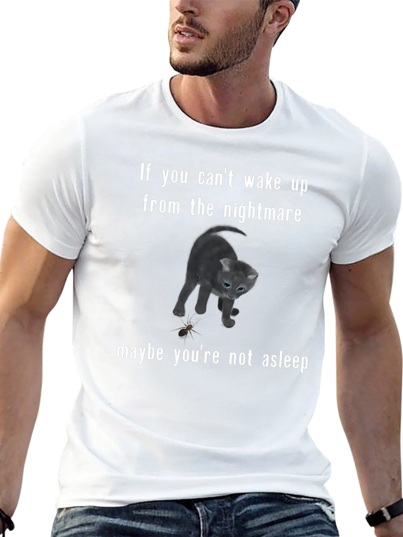 Nightmare Cat T-Shirt - Funny Cat Lover Tee