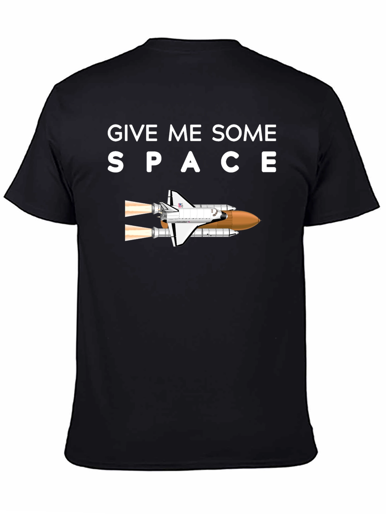 Give Me Space Black T-Shirt