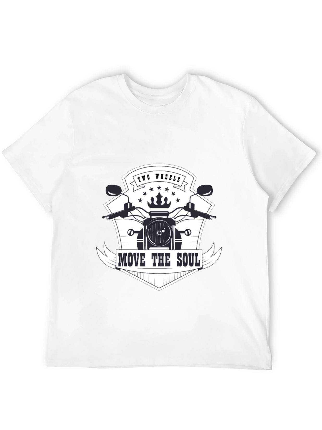 Two Wheels Move The Soul Graphic Tee