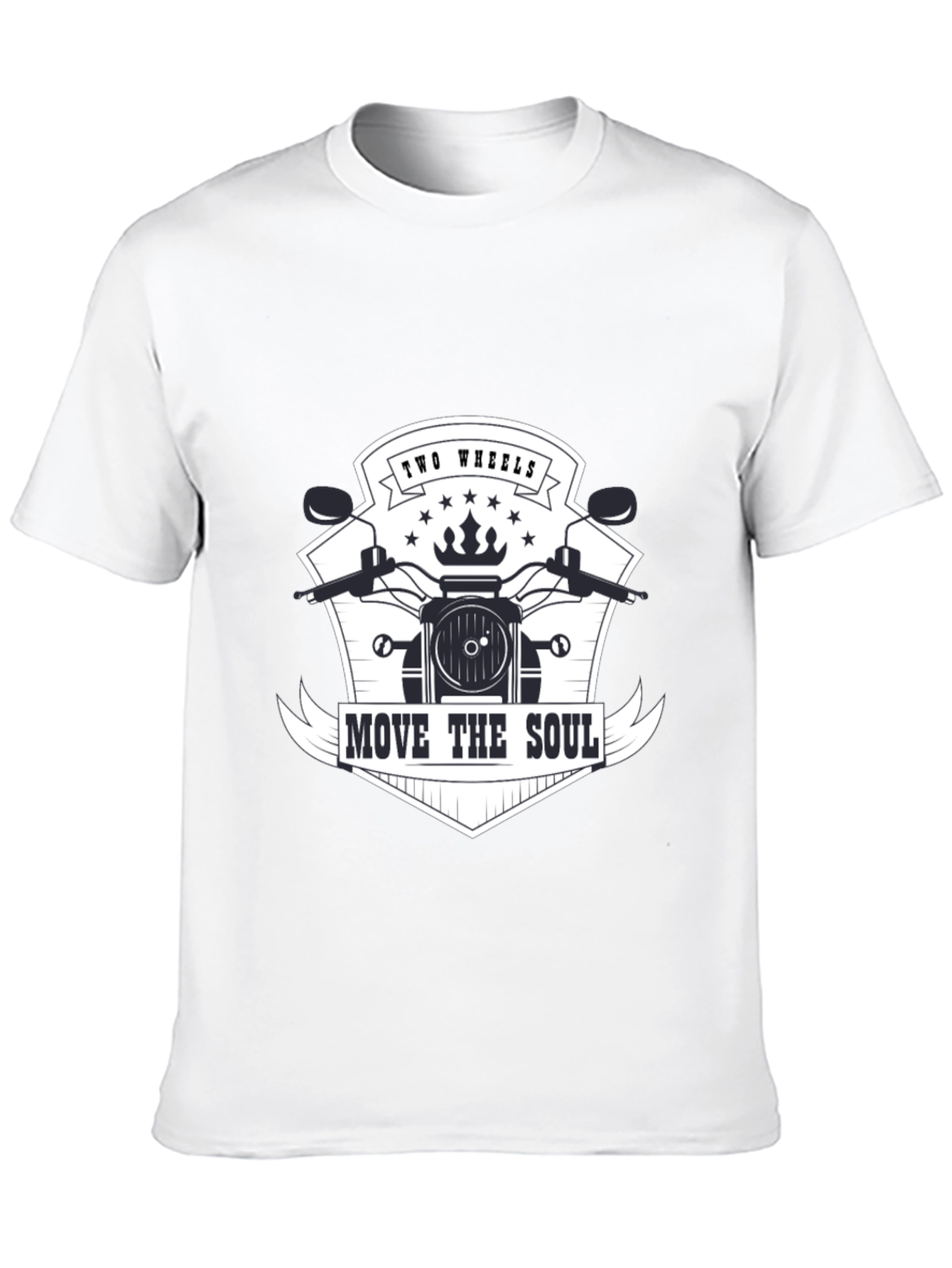 Two Wheels Move The Soul Graphic Tee