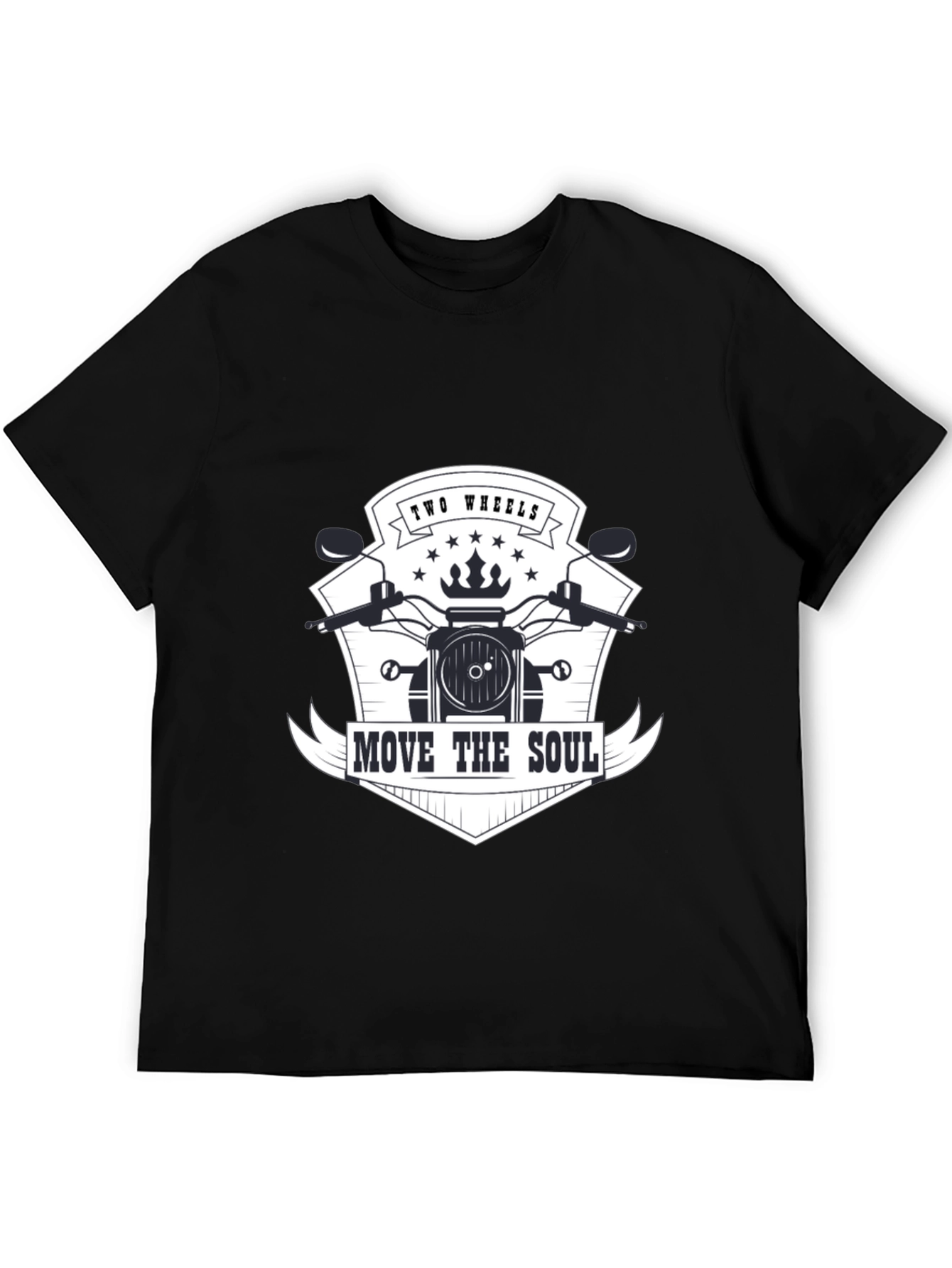 Two Wheels Move The Soul Graphic Tee