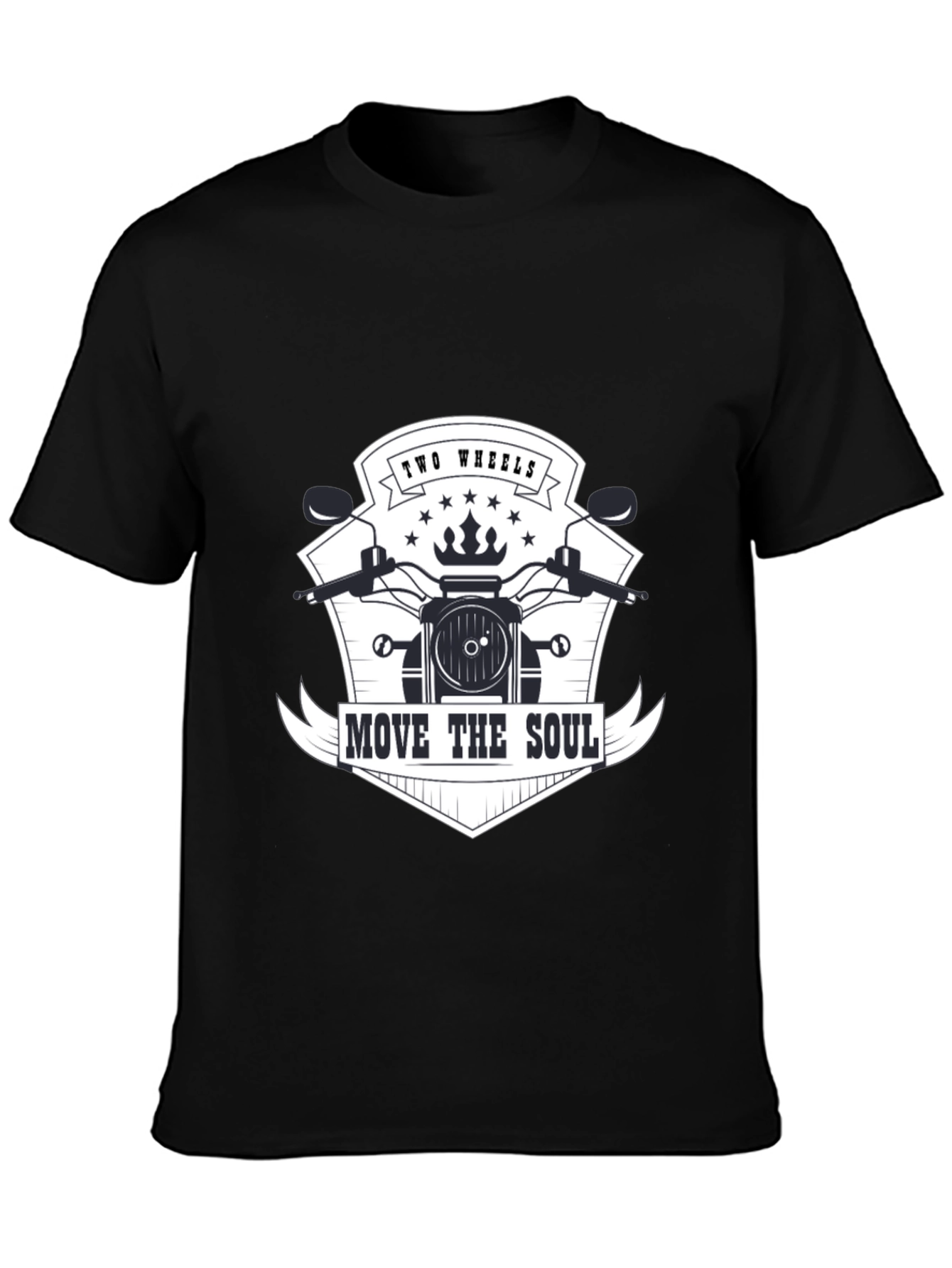 Two Wheels Move The Soul Graphic Tee