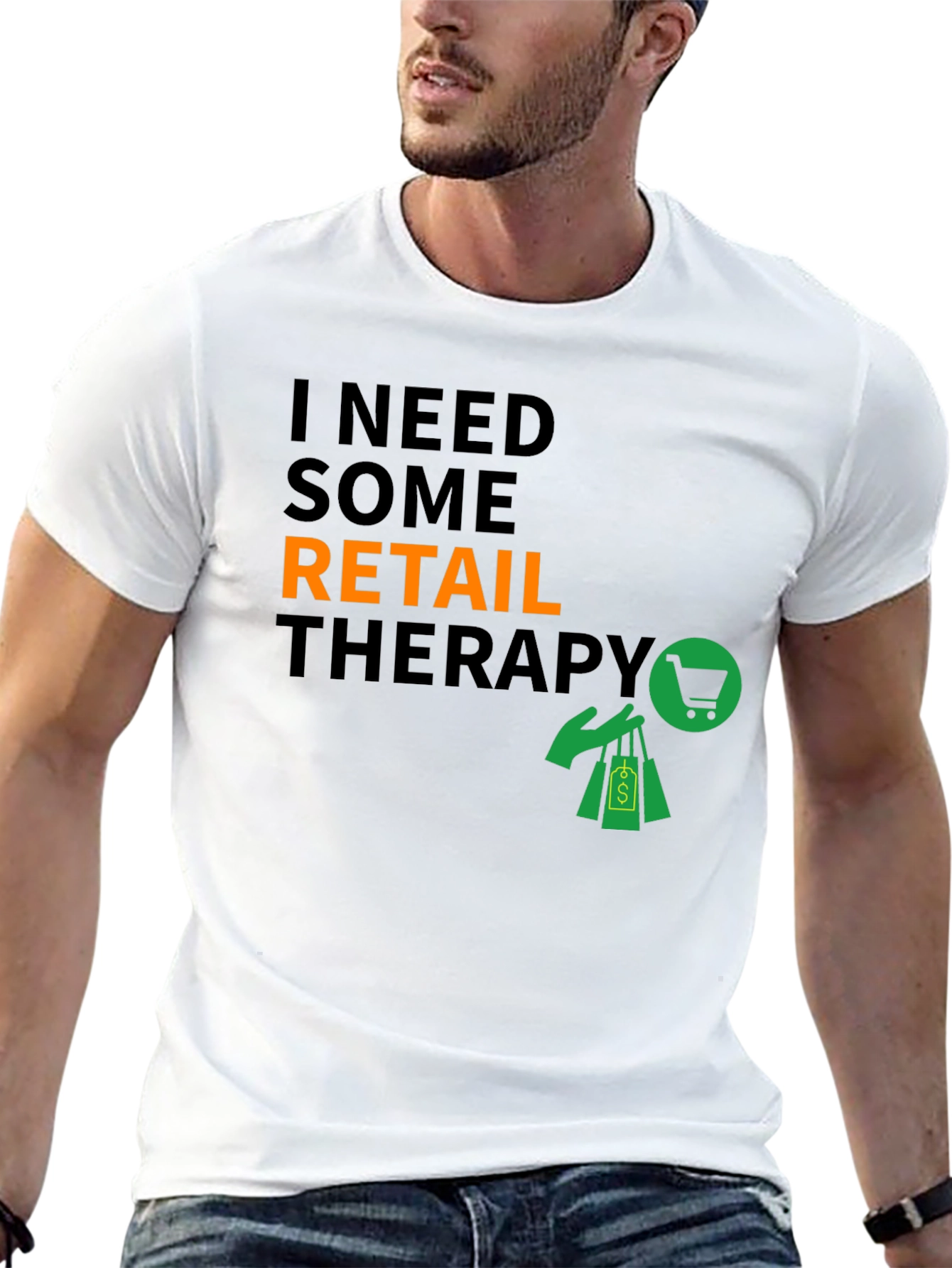 Retail Therapy Graphic T-Shirt - Stylish & Comfortable