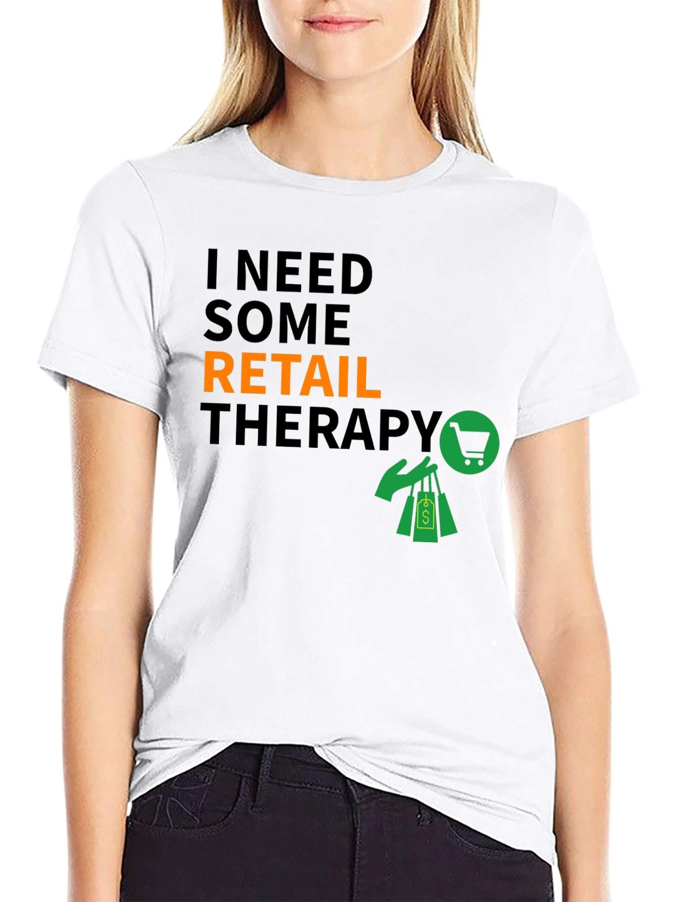 Retail Therapy Graphic T-Shirt - Stylish & Comfortable