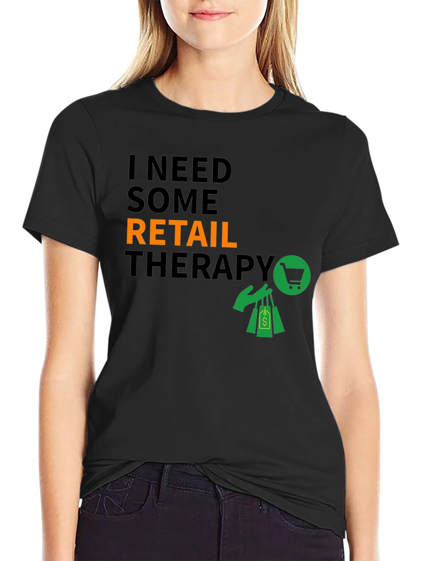 Retail Therapy Graphic T-Shirt - Stylish & Comfortable