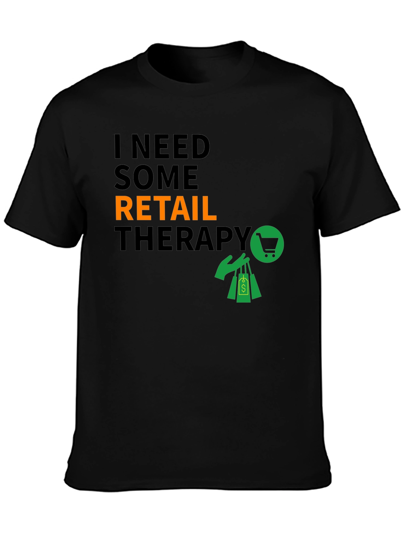 Retail Therapy Graphic T-Shirt - Stylish & Comfortable