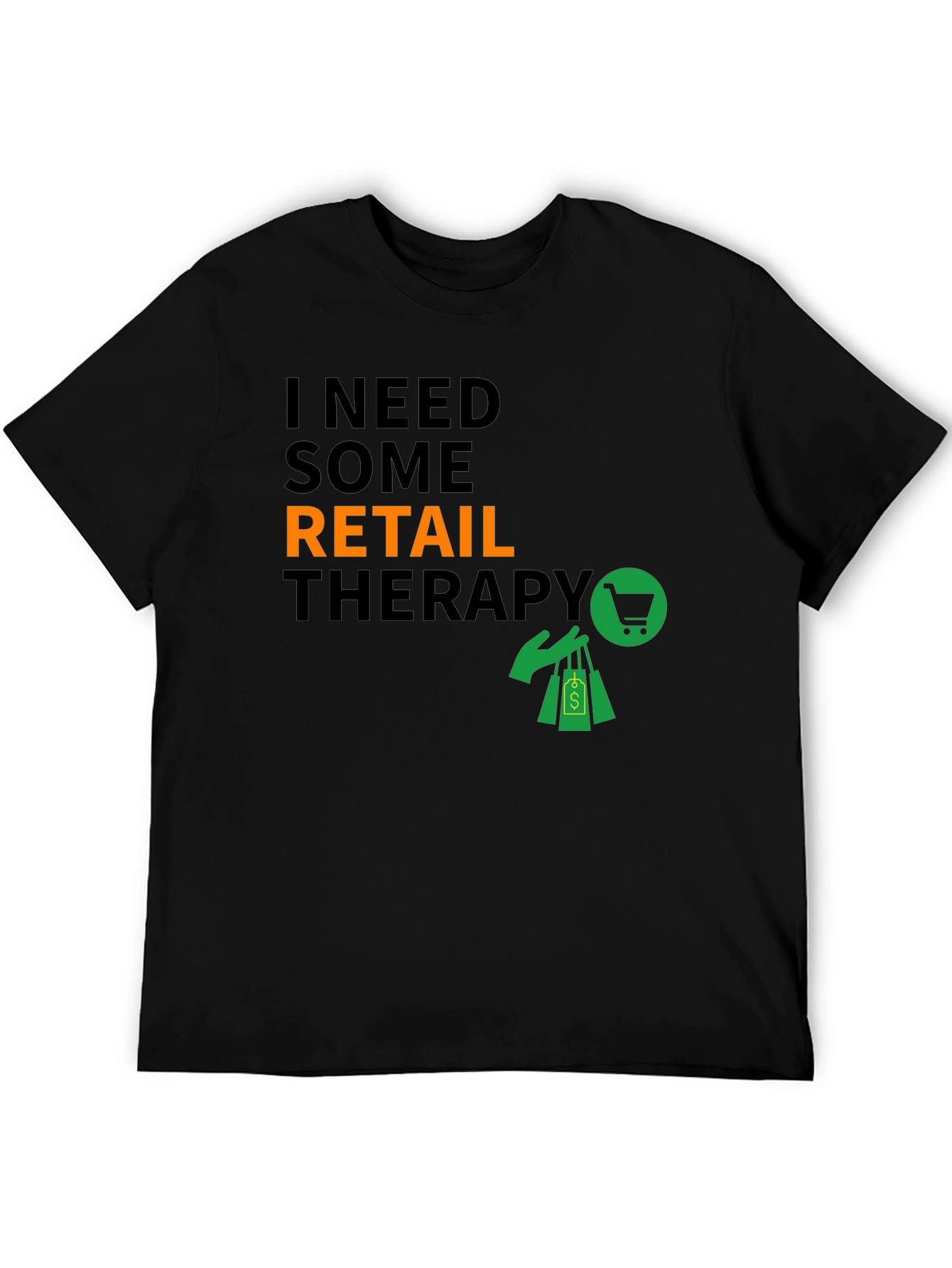 Retail Therapy Graphic T-Shirt - Stylish & Comfortable