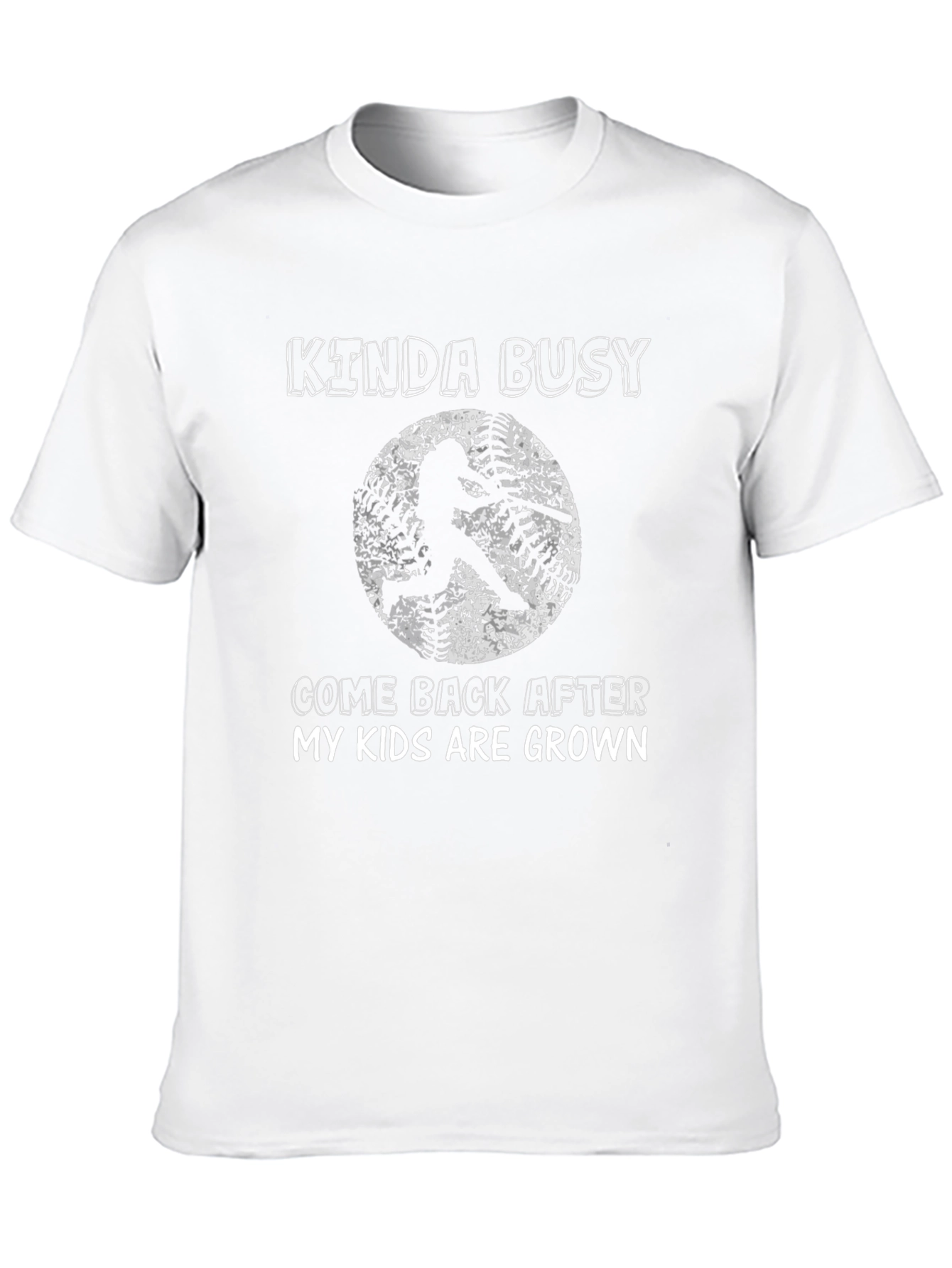Kinda Busy Baseball Graphic T-Shirt