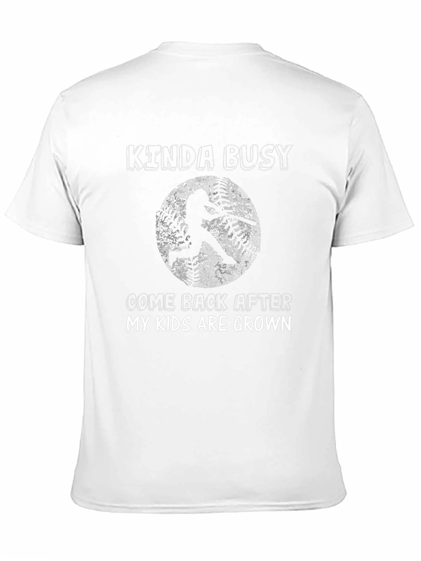 Kinda Busy Baseball Graphic T-Shirt