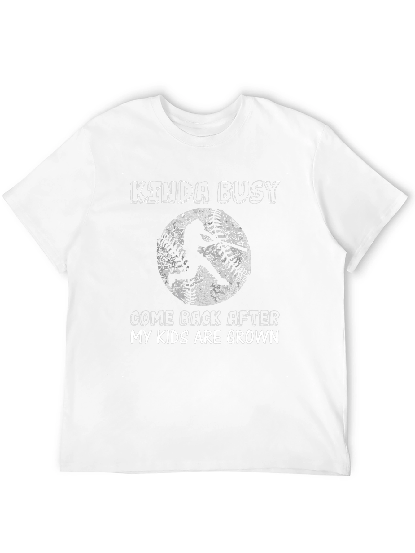 Kinda Busy Baseball Graphic T-Shirt