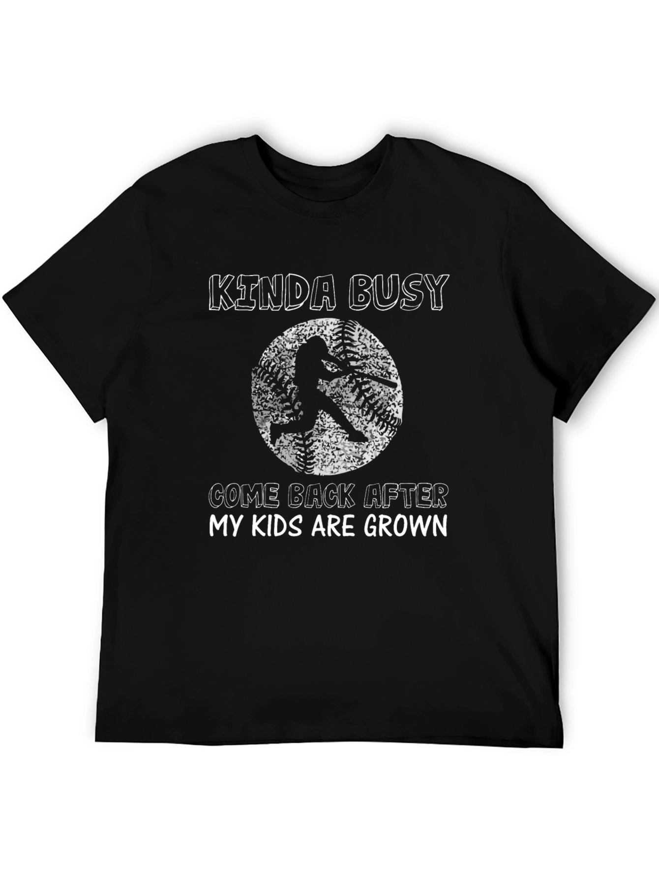 Kinda Busy Baseball Graphic T-Shirt