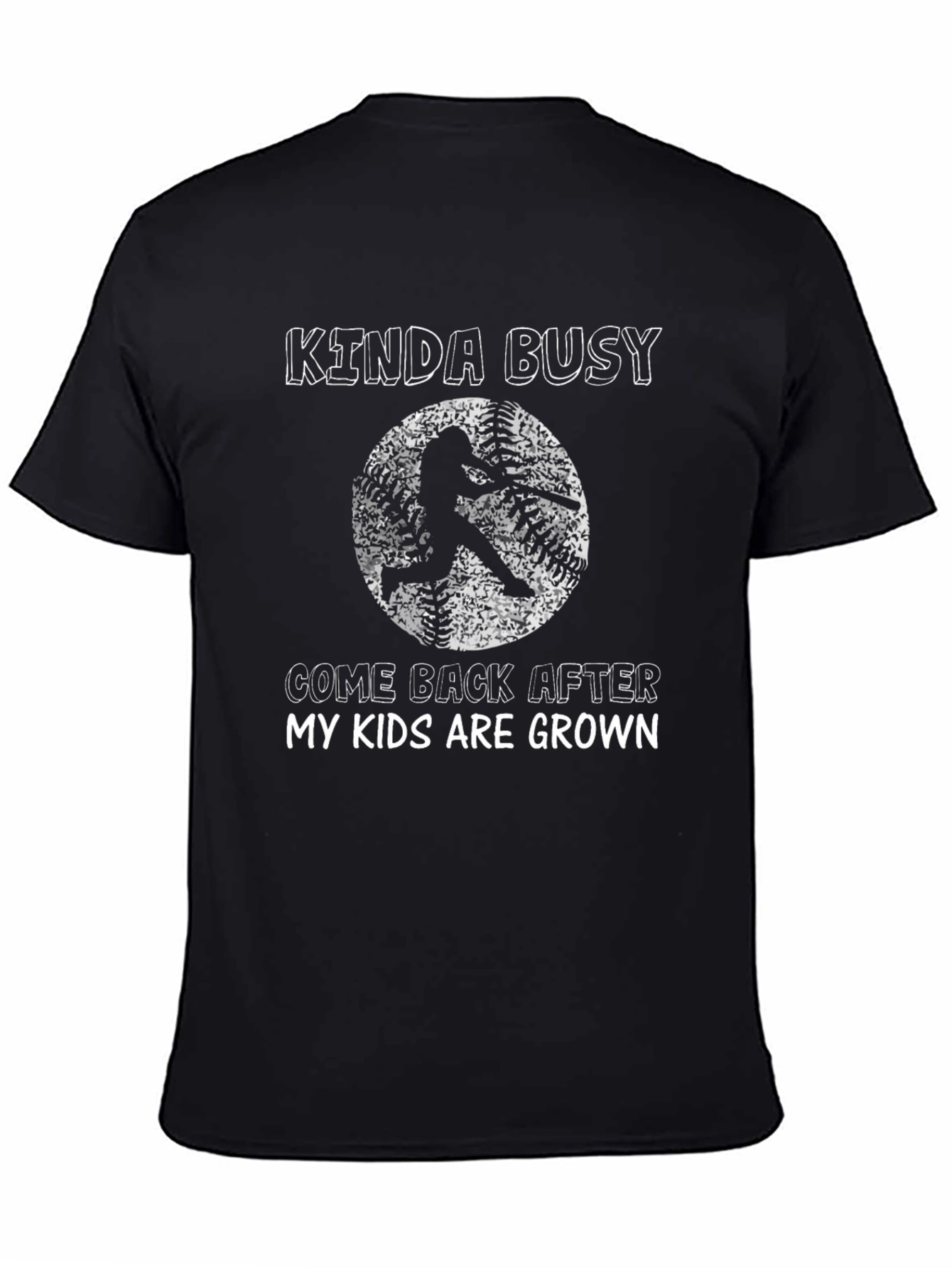 Kinda Busy Baseball Graphic T-Shirt