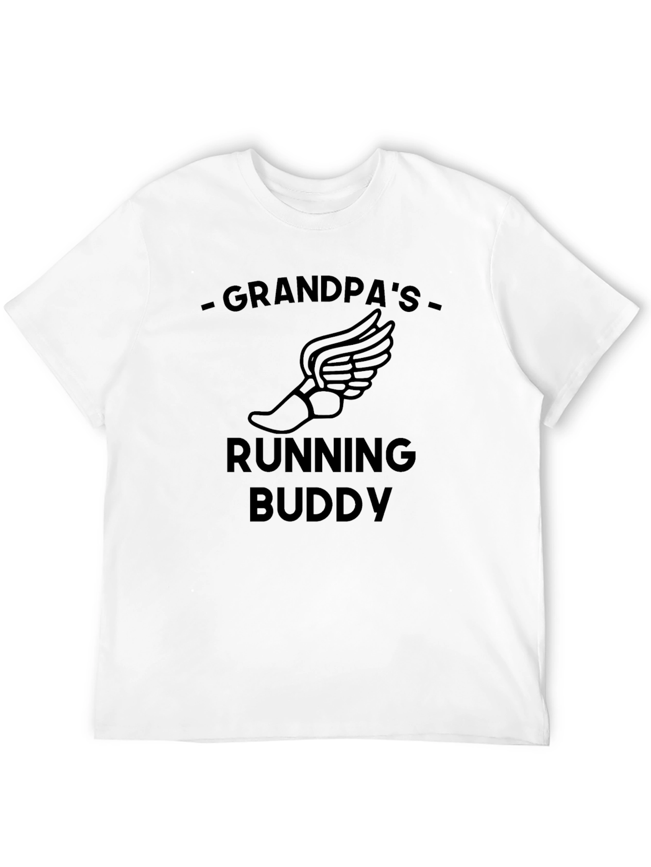 Grandpas Running Buddy T-Shirt - Comfortable Cotton Tee
