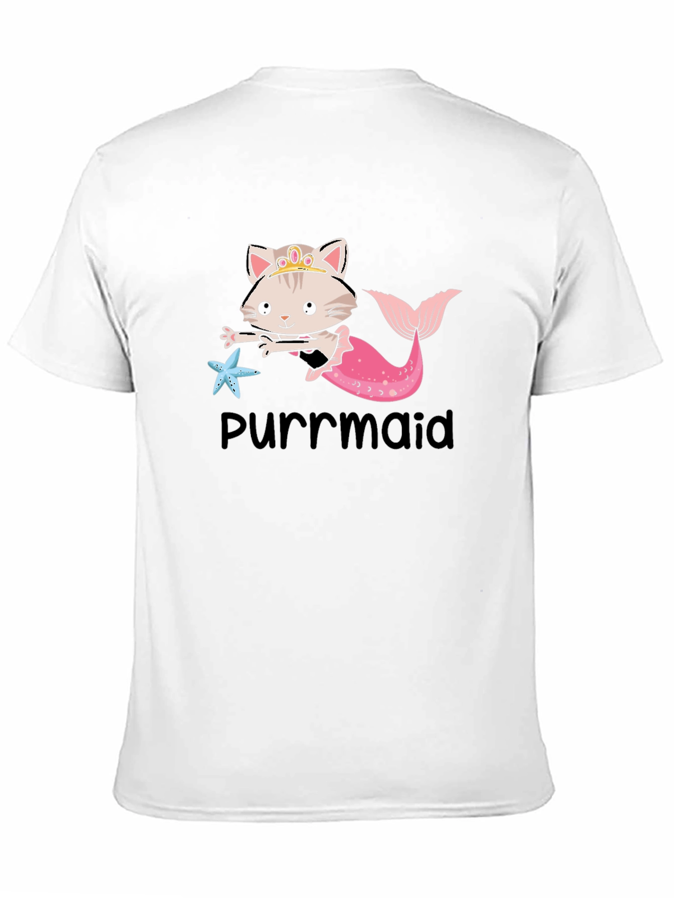 Purrmaid T-Shirt: Cute Cat Mermaid Graphic Tee