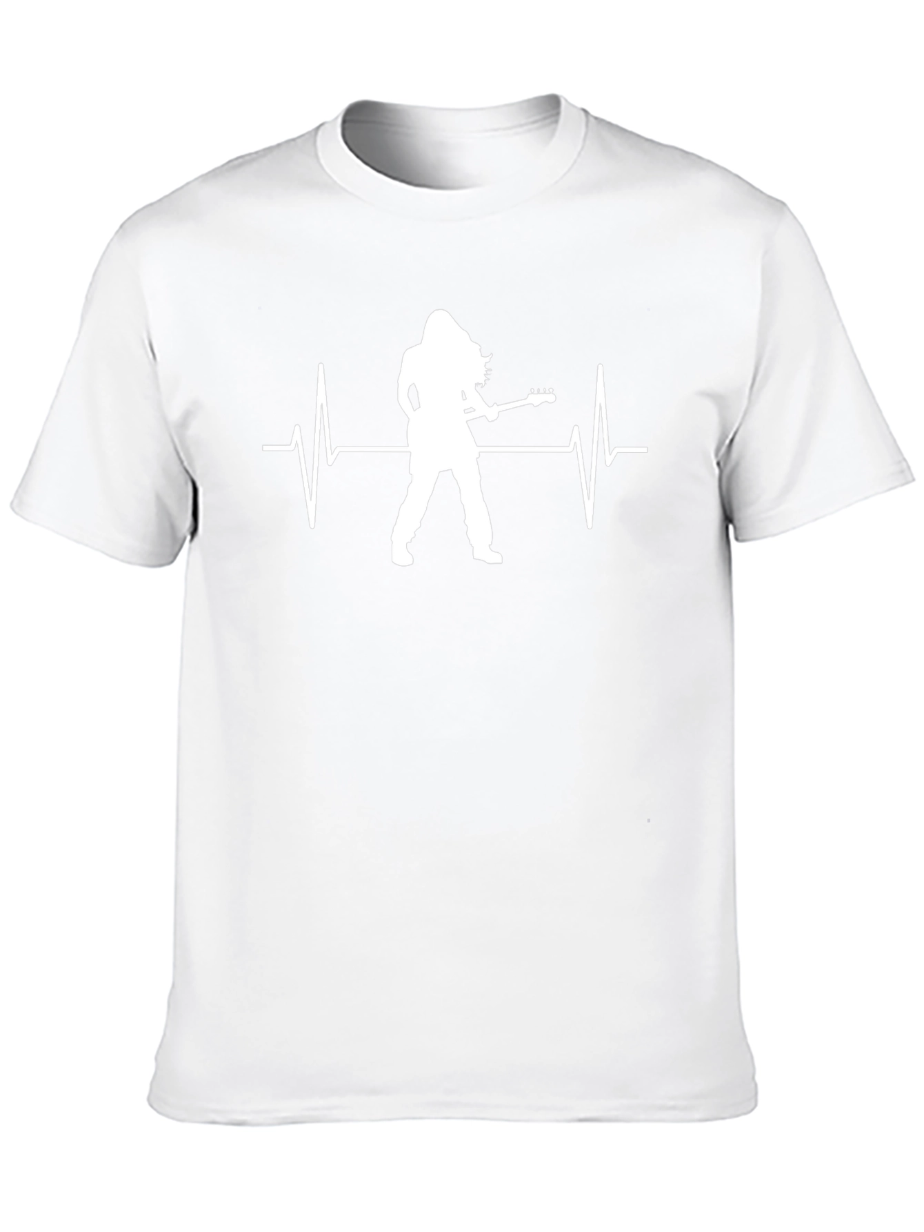 Rocker Heartbeat T-Shirt - Black