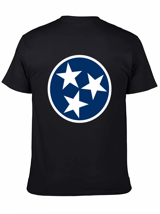 Tennessee Tri-Star Black T-Shirt
