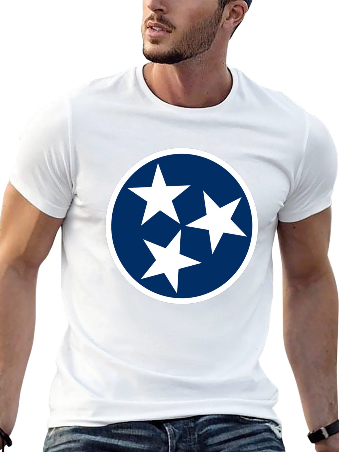 Tennessee Tri-Star Black T-Shirt