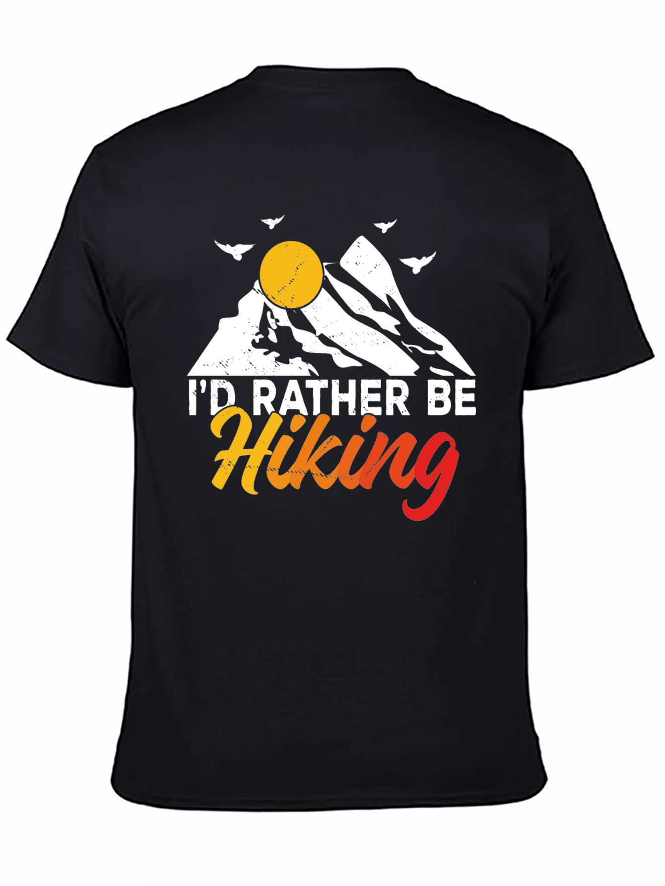 Id Rather Be Hiking Graphic T-Shirt