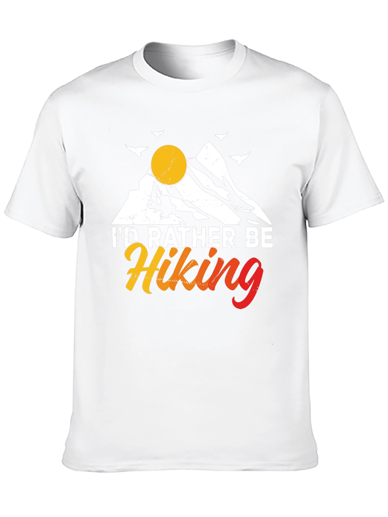 Id Rather Be Hiking Graphic T-Shirt
