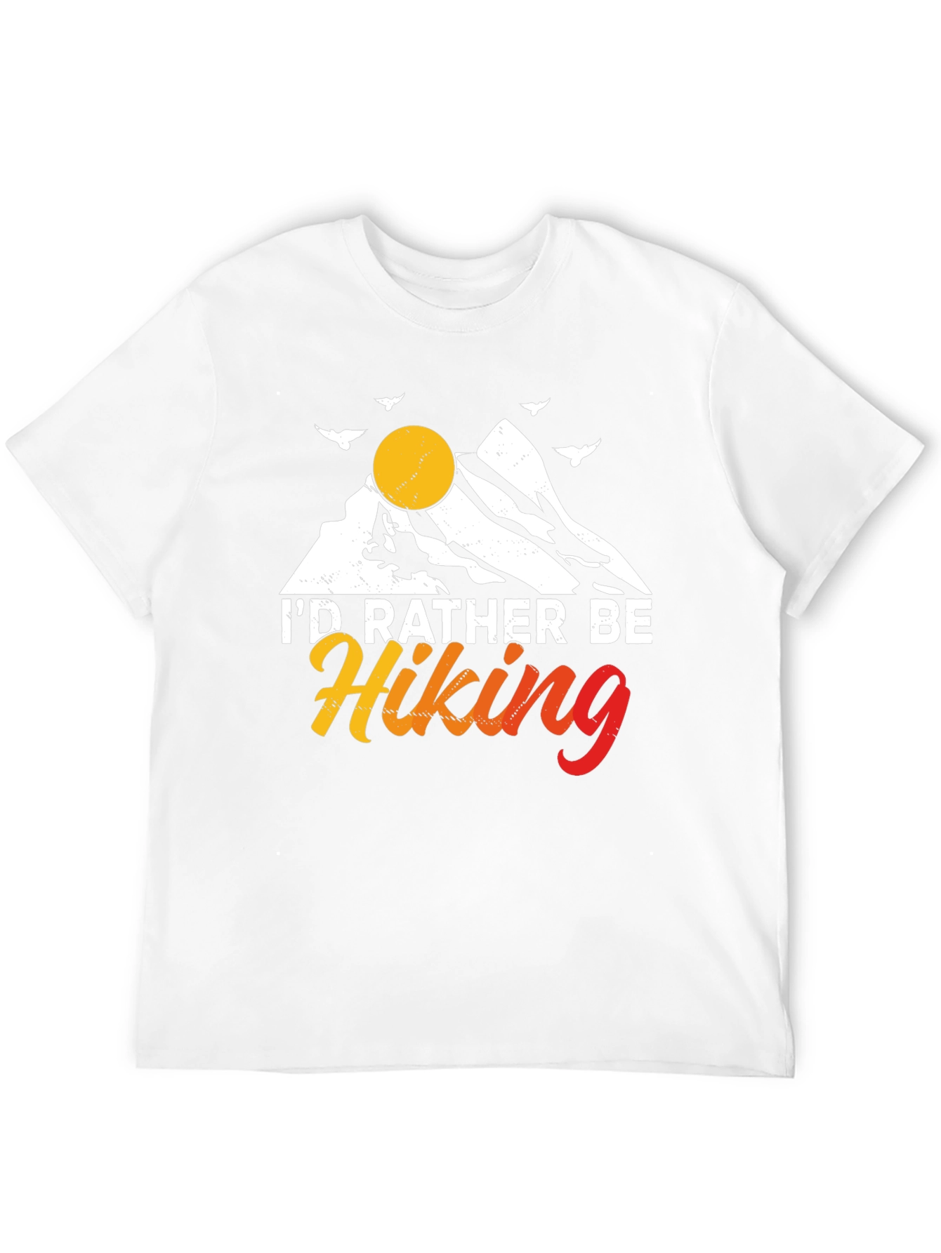 Id Rather Be Hiking Graphic T-Shirt
